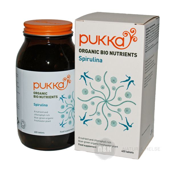 Pukka Spirulina 400 stk. �kologisk